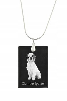 Clumber Spaniel Kryształowy naszyjnik z psem - Art-Dog