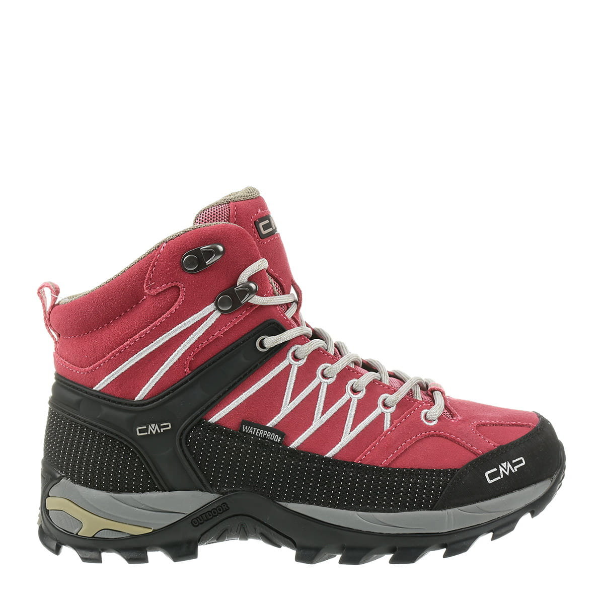 CMP, Buty trekkingowe damskie Rigel Mid Wp 3Q12946, czerwony, rozmiar 36