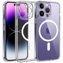 CO2 ETUI MAGNETYCZNE CLEAR CASE WZMOCNIONE DO MAGSAFE IPHONE 15 PRO MAX