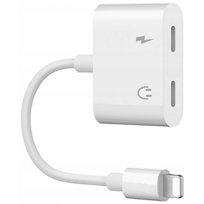 CO2 PRZJEŚCIÓWKA ADAPTER 2X KABEL ROZDZIELACZ DO LIGHTNING IPHONE 12 13 14 PRO