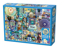 Cobble Hill, Puzzle, Pomaluj mój świat na kolor... niebieski, 1000 el. Cobble Hill