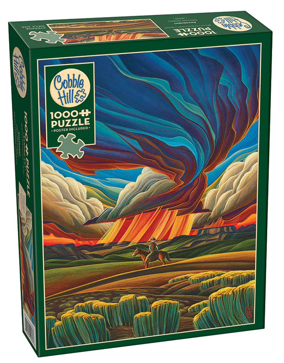 Cobble Hill Puzzle 1000 Pezzi 'Cabina Di Pesca' - Poster Incluso, Pezzi Tagliati Casualmente, Fatto In USA