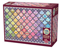 Cobble Hill, Puzzle, Tęczowy patchwork, 2000 el. Cobble Hill