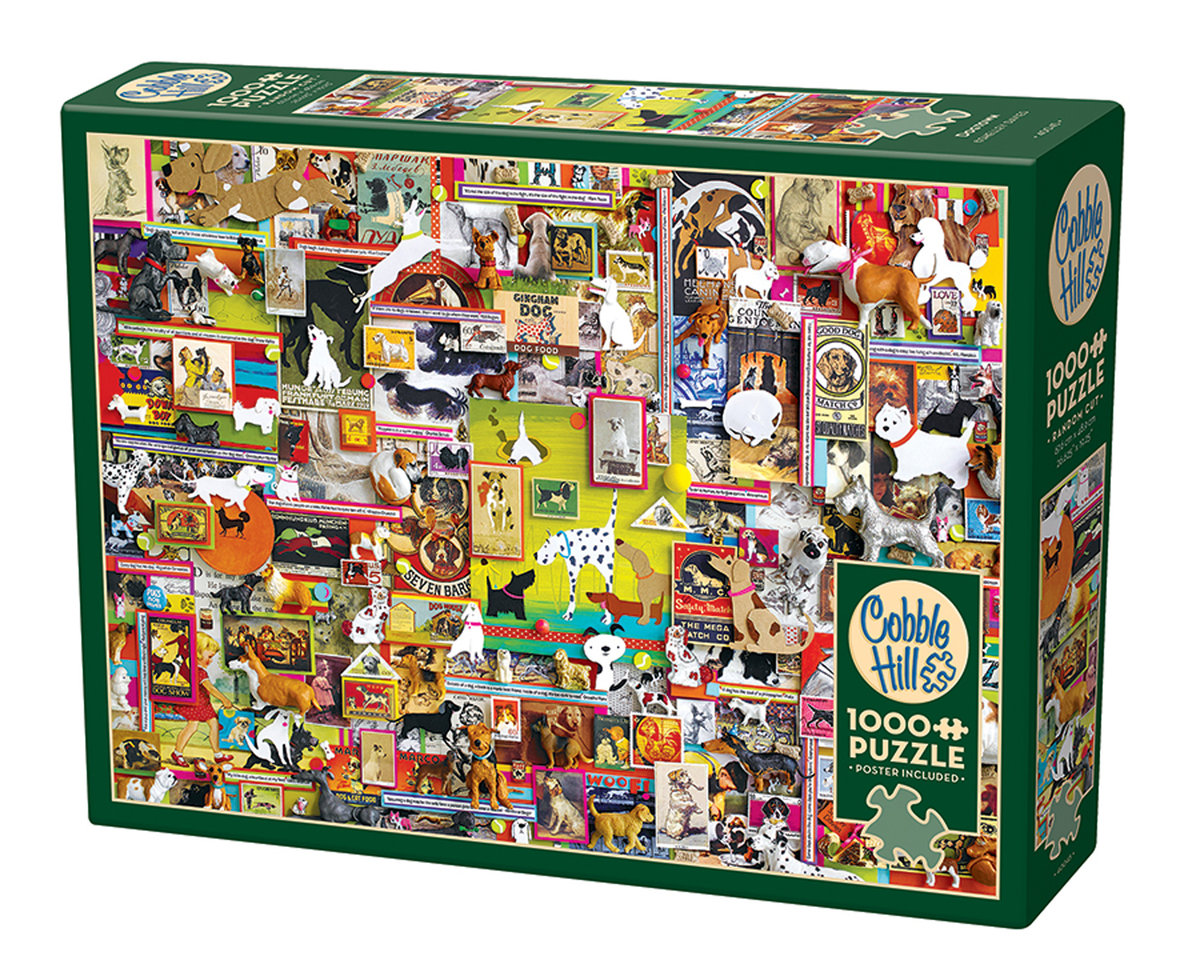 Puzzle Rys Cobble Hill, Puzzle, W krainie psów, 1000 el. - Cobble Hill | Sklep ...