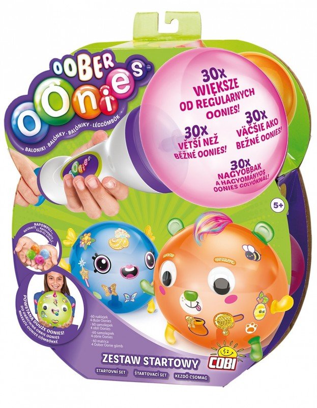 Cobi, baloniki Oonies Oober, zestaw startowy