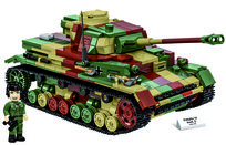 cobi historical collection wwii, czołg pzkpfw iv ausf.g 1107 kl., cobi-2592