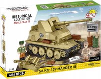 COBI Historical Collection WWII, pojazd sd.kfz.139 marder iii 486 kl., COBI-3131