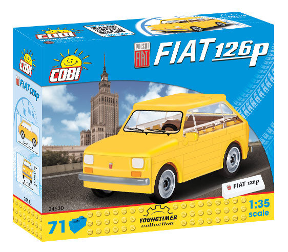 Cobi, klocki Cars, Polski Fiat 126P, COBI-24530