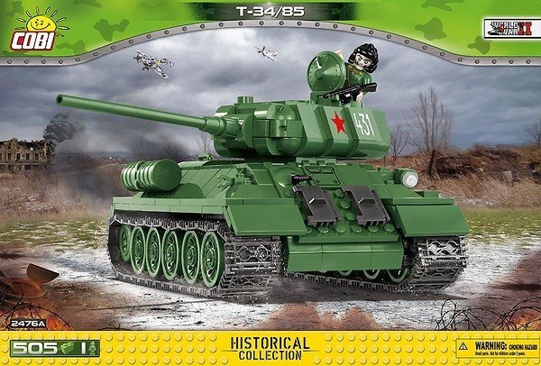 Cobi, klocki Czołg T34/85, COBI-2476