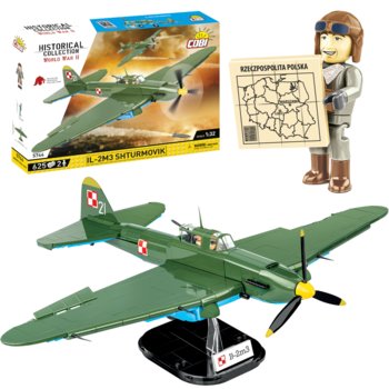 COBI, klocki, HC WW II, Samolot Il-2m3 Shturmovik Polski, 5744 - COBI