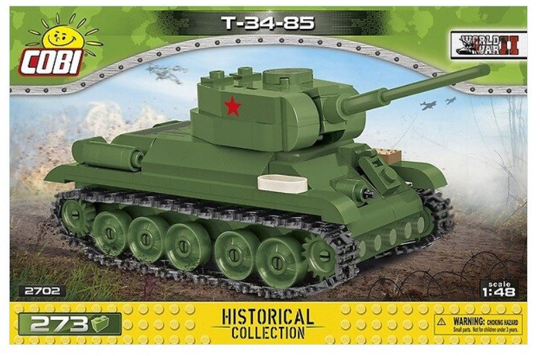 Cobi Rudy COBI, klocki Rudy 102 T-34-85, skala 1:48, 2702 - COBI | Sklep EMPIK.COM