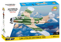 Cobi, klocki, Samolot Myśliwski z polskimi oznaczenaimi LIM-5 AIR FORCE 1959 r., 5824