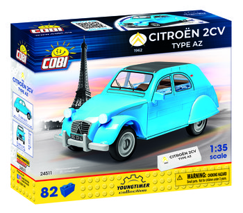 Cobi, klocki, Youngtimer Citroen 2Cw Type Az 1962 r., 24511 - COBI