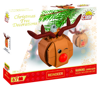 COBI Ozdoby choinkowe - Renifer czerwononosy 69 KL. 20014 - COBI