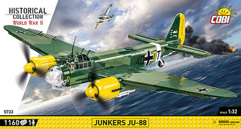 COBI, Samolot Myśliwski Bombowiec WW II JUNKERS JU-88, 5733 - COBI