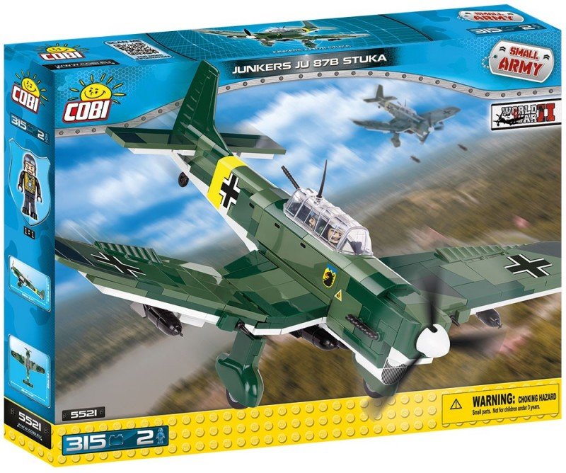 Cobi, Samoloty WW2, Klocki Bombowiec Junkers Ju 87 B Stuka, 5521 - COBI ...