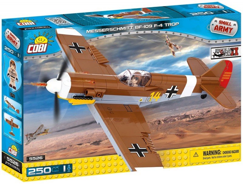 Cobi Small Army, klocki Messerchmitt BF 109 F-4 Trop, 5526
