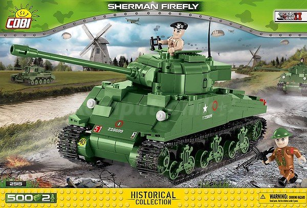 Cobi Small Army, klocki Sherman Firefly, COBI-2515
