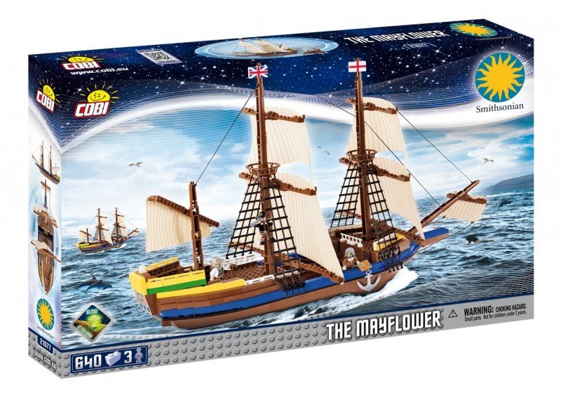 Cobi, Smithsonian, klocki Statek Mayflower, COBI-21077