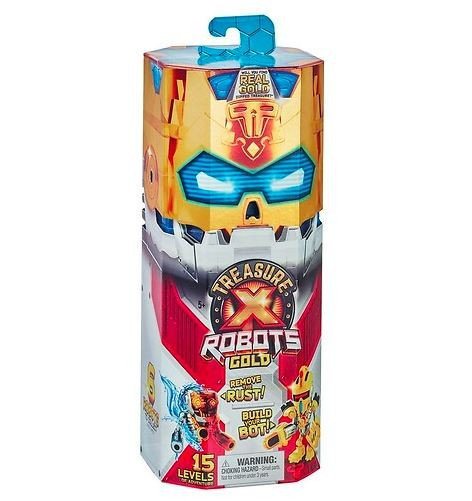 TREASURE X Robots Gold - Méga Robot Trésor avec Lumières et Sons Réels
