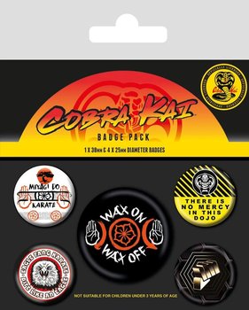 Cobra Kai S4 Dojos Przypinki Zestaw 1 + 4 - Pyramid Posters