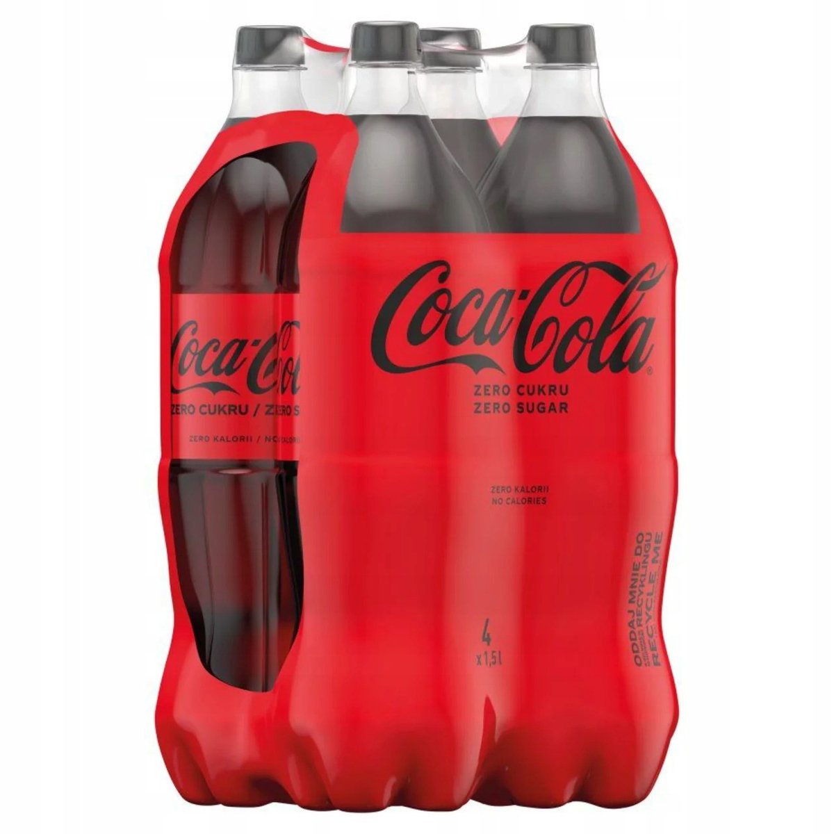 Coca Cola Zero napój gazowany 4 x 1,5L - Inna marka | Sklep EMPIK.COM