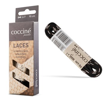 Coccine Sznurówki Do Butów 8 mm Laces Czarno-Brązowe 90 cm - Coccine