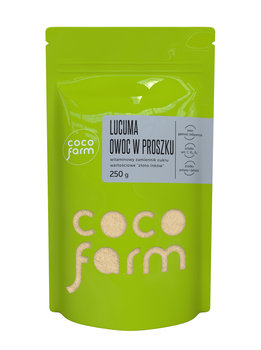 Coco Farm Lucuma Owoc W Proszku, Witaminowy Zamiennik Cukru, Wartościowe "Złoto Inków" 250G - COCO FARM