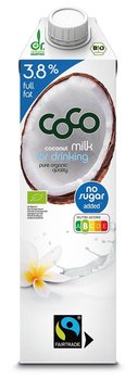 COCONUT MILK - NAPÓJ KOKOSOWY DO PICIA 3,8 % TŁUSZCZU BEZ DODATKU CUKRÓW FAIR TRADE BIO 1 L - COCO (DR MARTINS) - Dr. Antonio Martins