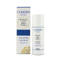 Coderm, Aktywny krem z retinolem 0,3%, 50 ml CODERM