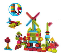 COIL Klocki konstrukcyjne zestaw 100el. elementów dla dzieci jeżyki