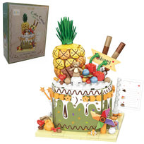 COIL Klocki konstrukcyjne zestaw 432 el. elementy Tort ananasowy