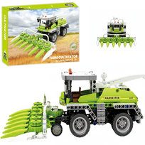 Coil Klocki konstrukcyjne zestaw 520 el. elementów kombajn zielony