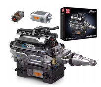 COIL Klocki konstrukcyjne zestaw 733 EL. elementy SILNIK ROLLS-ROYCE V12 f