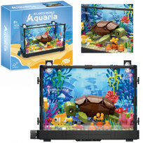 COIL Klocki konstrukcyjne zestaw 753 el.elementy akwarium żółwiem