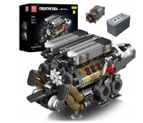 COIL Klocki konstrukcyjne zestaw 952 elementy silnik 16-cylindrowy