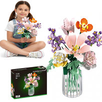 COIL Klocki konstrukcyjne zestaw bukiet kwiatów 563 el. elementy