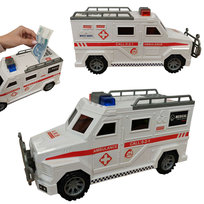 COIL Skarbonka na monety banknoty świnka prezent na pieniądze otwierana interaktywna auto ambulans