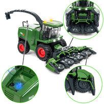 COIL Zdalnie sterowany kombajn RC zabawka na pilota światło dźwięk bańki mydlane zielony