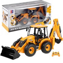 Coil Zdalnie Sterowany Samochód Auto Rc Pilot Koparka Jcb Pojazd Metal Żółta