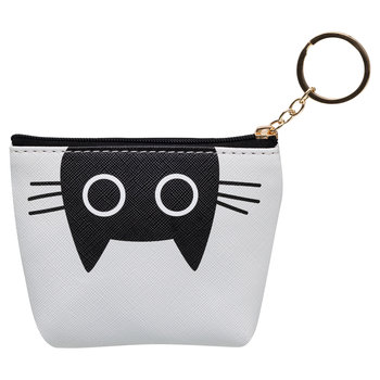 Coin Pouch, Purrrfect School, Kot, Jasnoszary - Empik