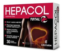 Colfarm, suplement diety Hepacol Total, 30 tabletek Colfarm