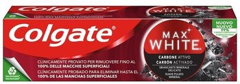 Colgate, Max White, Pasta do zębów z aktywnym węglem Advanced Charcoal, 75 ml - Colgate- Palmolive