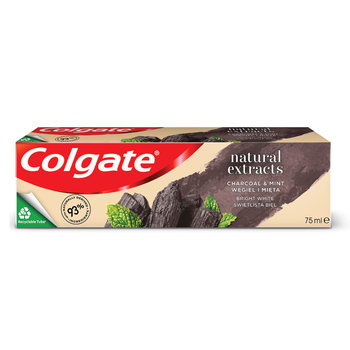 Colgate, Natural Extracts, pasta do zębów Charcoal White, 75 ml - Colgate
