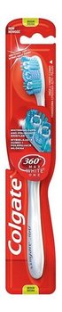 Colgate One, Max White, szczoteczka do zębów średnia, 1 szt. - Colgate