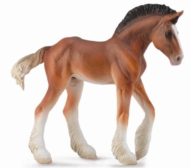 Collecta, Figurka kolekcjonerska, Źrebię Clydesdale Bay, Rozmiar M, nr kat 88625