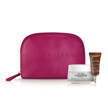 Collistar, Attivi Puri, Zestaw Kosmetyków, Krem do Twarzy 50 ml  + Krem pod Oczy 5 ml + Kosmetyczka - Collistar