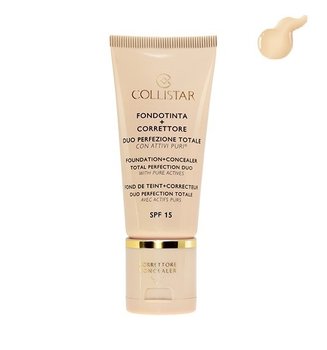 Collistar, Fondation + Concealer, podkład i korektor do twarzy 00, SPF 15, 30 ml - Collistar