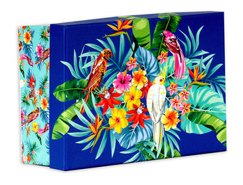 Colors of Paradise, Pudełko prezentowe, tropikalne ptaki, rozmiar M - Empik