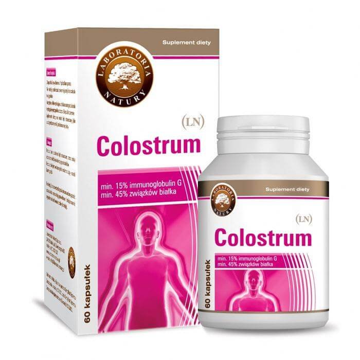 Colostrum, Suplement diety, 60 kaps. | Sklep EMPIK.COM